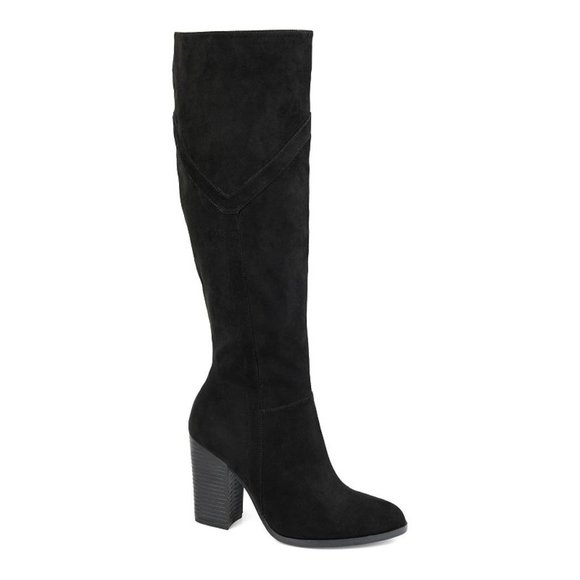 #64 Journee Collection Women's  Comfort Foam Wide Calf Kyllie Boot - Black - 8WC - Picture 1 of 1